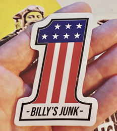image of HARLEY #1 BILLY'S JUNK STICKER