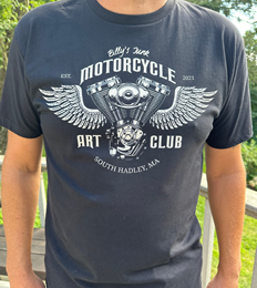 image of Billy's Junk Motorcycle Art Club T-Shirt